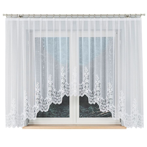 Firanka gotowa żakardowa BERENIKA 430x160cm biały