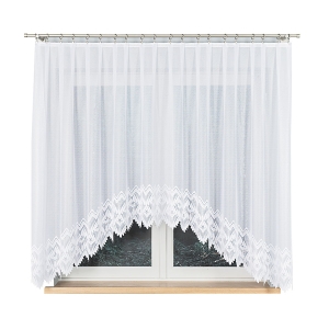 Firanka gotowa żakardowa Felicja 300x160cm biały  