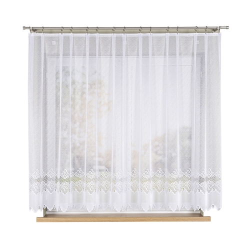 Firanka gotowa żakardowa Modesta  400x160cm na prosto biała   