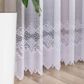 Firanka gotowa żakardowa Modesta 250x120cm balkonowa biała