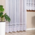 Firanka gotowa żakardowa Modesta 250x120cm balkonowa biała