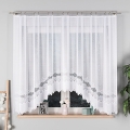 Firanka gotowa żakardowa Modesta  300x160cm biała   