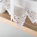 Firanka gotowa żakardowa Nadia 300x160cm biała  