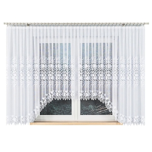 Firanka gotowa żakardowa HERNANI 600x160cm biały 