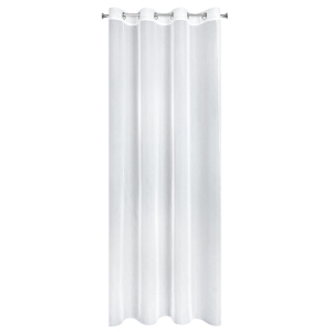 Firana gotowa Mirea 140x260 biała na przelotkach