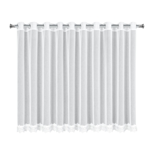 Firana gotowa Kaja 350x145 biała na przelotki