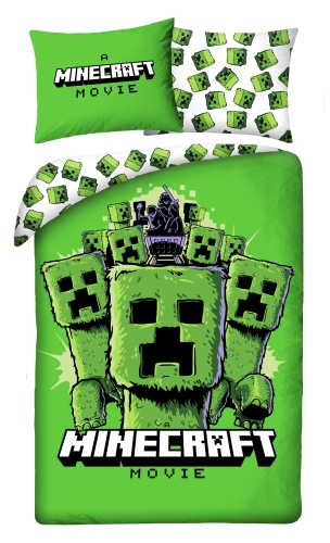 Pościel Bawełniana 140x200 MINECRAFT Oryginalna