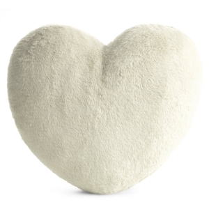 Poduszka Dekoracyjna 45x45 Serce kremowa