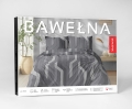 Pościel Bawełniana 220x200cm Geometryczna Popielata Szara