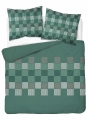 Pościel Bawełniana 180x200cm Geometryczna Zielona