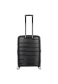 Walizka średnia SAXOLINE Bliss M 65cm Czarna Black 