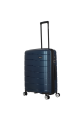 Walizka średnia SAXOLINE Bliss M 65cm Niebieska Navy blue