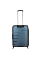 Walizka średnia SAXOLINE Bliss M 65cm Niebieska Navy blue