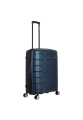 Walizka średnia SAXOLINE Bliss M 65cm Niebieska Navy blue