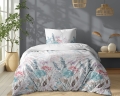 Pościel Bawełniana 140x200cm Kwiaty pastelowe na jasnym tle  