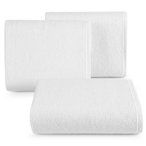 Ręcznik 50x100 Biały White hotel 450g  100% bawełna gładka