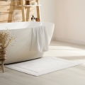 Dywanik Stopki 50x70 biały hotel 650g 100% bawełna 