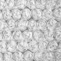 Zasłona gotowa na taśmie Roses 140x270 biała taśma