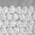 Firana gotowa na przelotki Roses by Eva Minge 140x250 biała