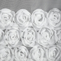Firana gotowa Roses 350x160 biała na przelotkach