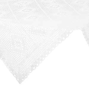 Bieżnik Serweta 85x85 Oliwia Niciany biały kwadrat