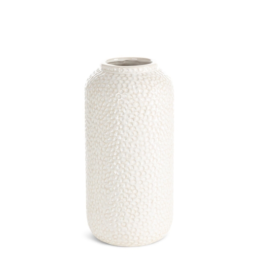Wazon Dekoracyjny ALEXA 15 x 15 x 30 cm kremowy
