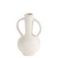 Wazon Dekoracyjny ALEXA 15 x 15 x 24 cm kremowy 