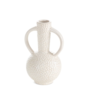 Wazon Dekoracyjny ALEXA 15 x 15 x 24 cm kremowy 