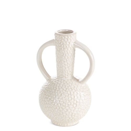 Wazon Dekoracyjny ALEXA 15 x 15 x 24 cm kremowy 