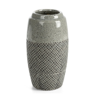 Wazon Dekoracyjny NORI 13 x 13 x 25 cm stalowy + czarny
