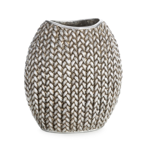 Wazon Dekoracyjny MOLI 18 x 12 x 20 cm srebrny