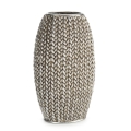 Wazon Dekoracyjny MOLI 16 x 12 x 27 cm srebrny