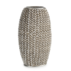 Wazon Dekoracyjny MOLI 16 x 12 x 27 cm srebrny