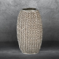 Wazon Dekoracyjny MOLI 16 x 12 x 27 cm srebrny