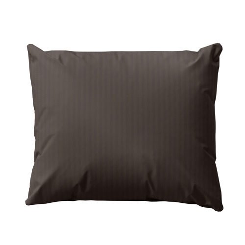 Poszewka 70x80 Adamaszek Pure paski z satyny bawełnianej Ciemny Brąz Mocha