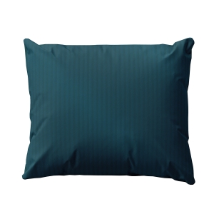 Poszewka 70x80 Adamaszek Pure paski z satyny bawełnianej Turkus