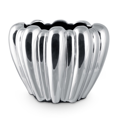Wazon Dekoracyjny ANTONIO 21 x 13 x 16 cm srebrny