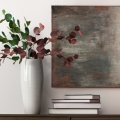 Wazon Dekoracyjny HALI 18 x 46cm popielaty