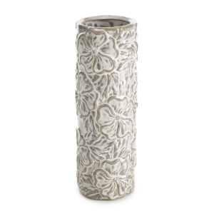 Wazon Dekoracyjny NAIRA 9 x 9 x 26cm beżowy 