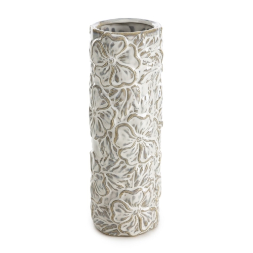 Wazon Dekoracyjny NAIRA 9 x 9 x 26cm beżowy 
