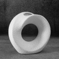 Wazon Dekoracyjny RISO 19x 7 x 18cm biały    