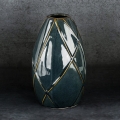 Wazon Dekoracyjny TEO 12 x 12 x 20cm zielony turkusowy  