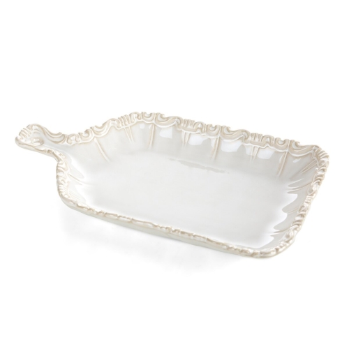 Patera Dekoracyjna ARLETA 26 x 14 x 3 cm kremowy