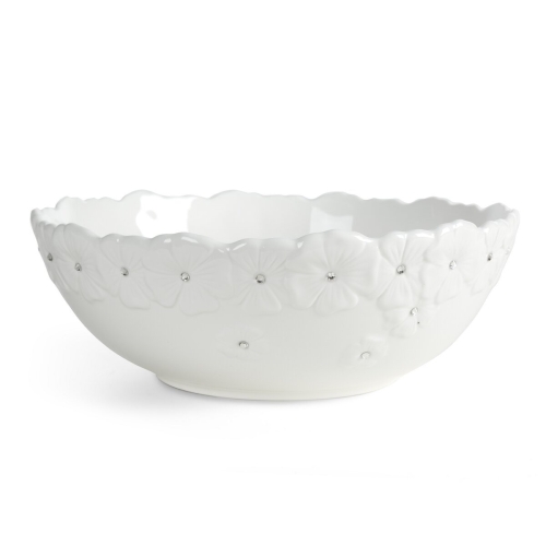 Misa Dekoracyjna ELISA 25 X 25 X 10 cm biały  