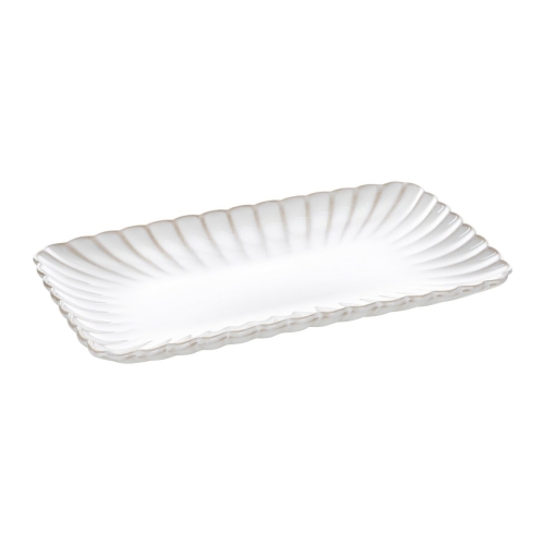 Patera Dekoracyjna AVRIL 26 x 15 x 3 cm kremowy    