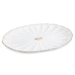 Patera Dekoracyjna GAYA 41 x 28 x 3cm kremowy + złoty 