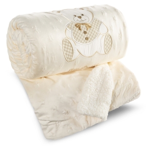 Kocyk dziecięcy 110x140 Pierre Cardin Miś cytrynowy 400g  