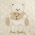 Kocyk dziecięcy 110x140 Pierre Cardin Miś cytrynowy 400g  
