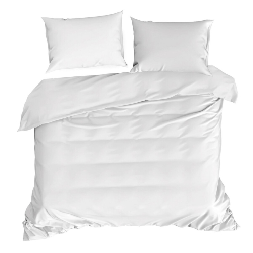 Pościel Bawełniana 160x200 Harmony Gładka Premium biały
