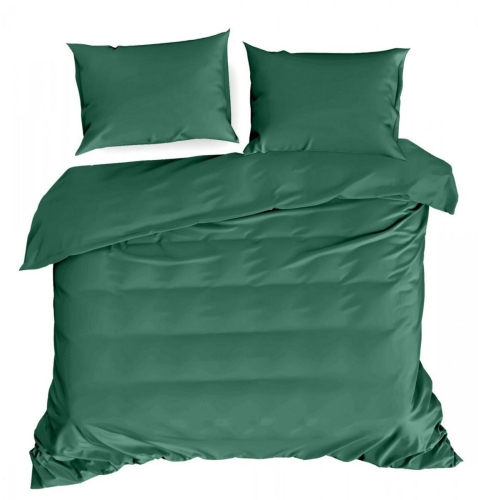 Pościel Bawełniana 220x200 Harmony Gładka Premium zielony 